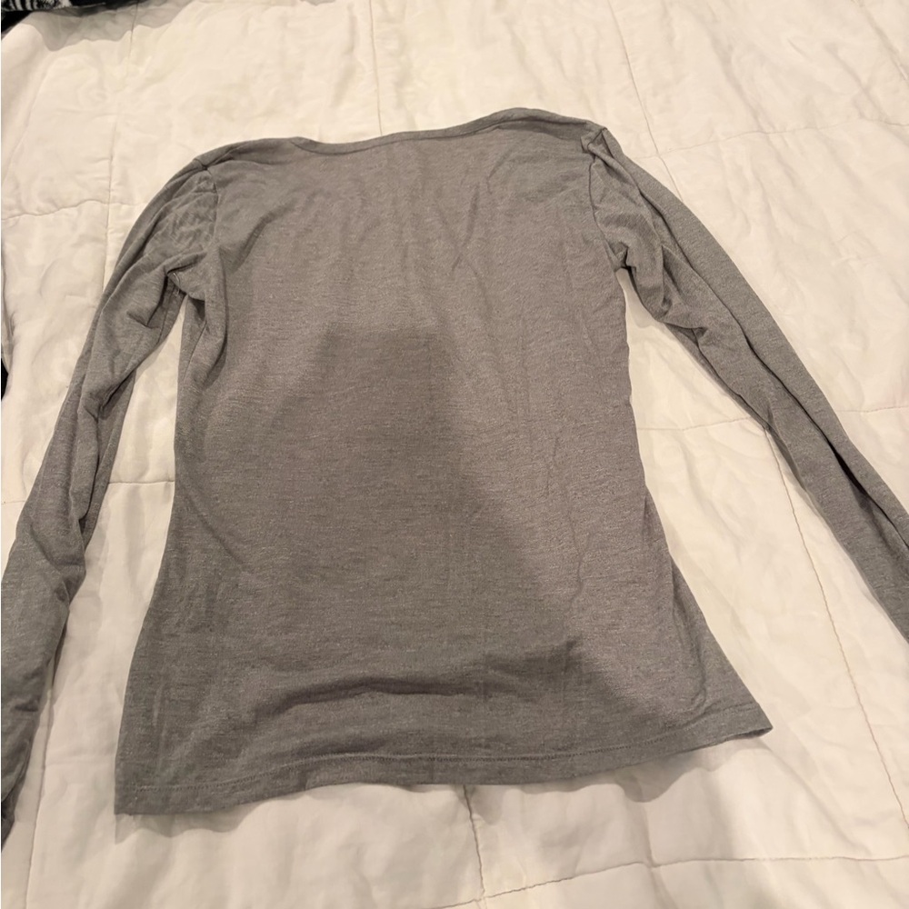 32 Degrees Women's Gray Long Sleeve Top
